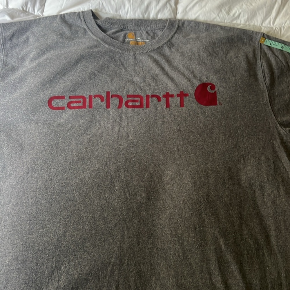 Men’s Carhartt Tee Shirt /Short Sleeve /crew neck Original Fit /Grey/ 2XL